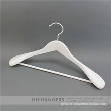 HH-Marke weiße Holz Top Aufhänger für Kleidung Anzug Mantel für Schrank